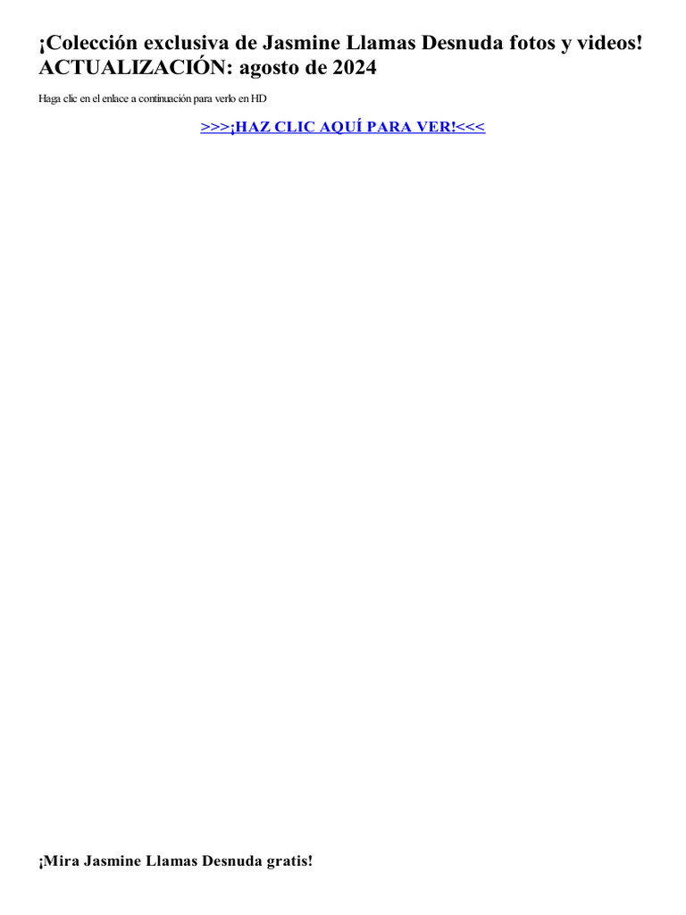 Jasmine Llamas Desnuda PDF