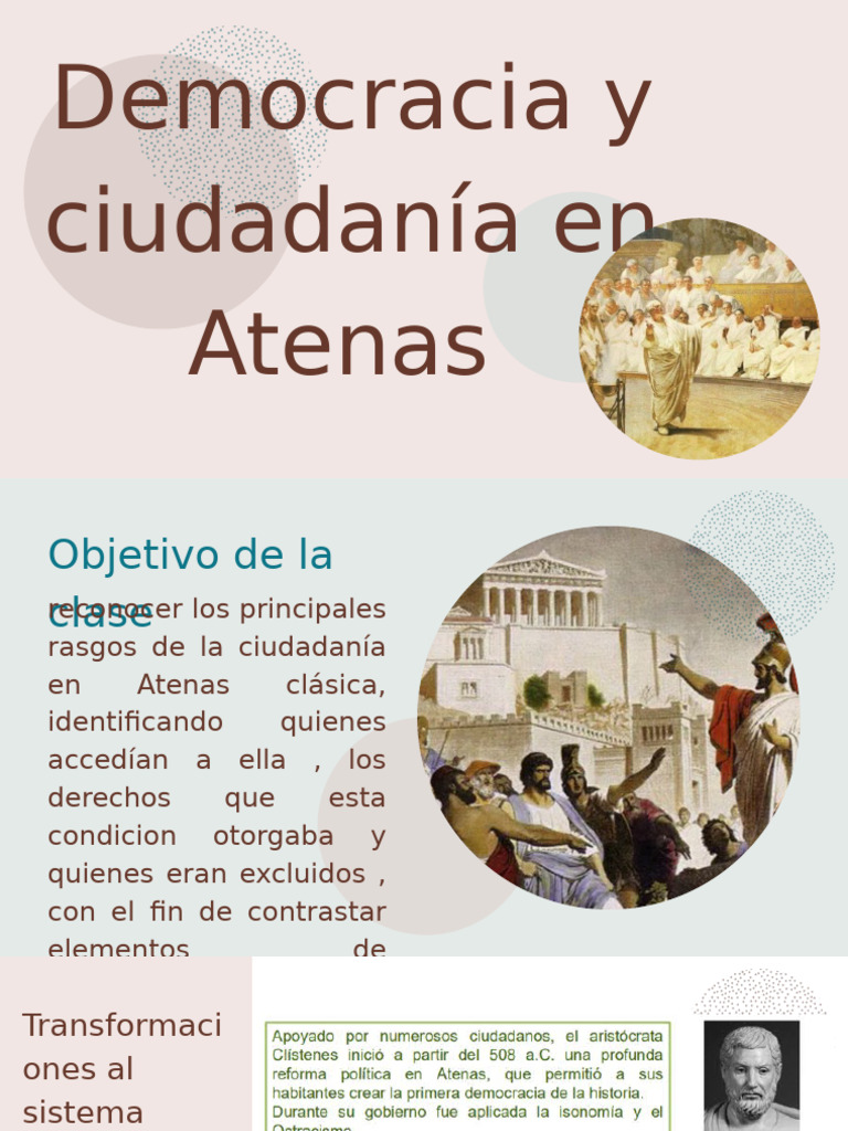 Democracia y Ciudadania en Atenas | PDF