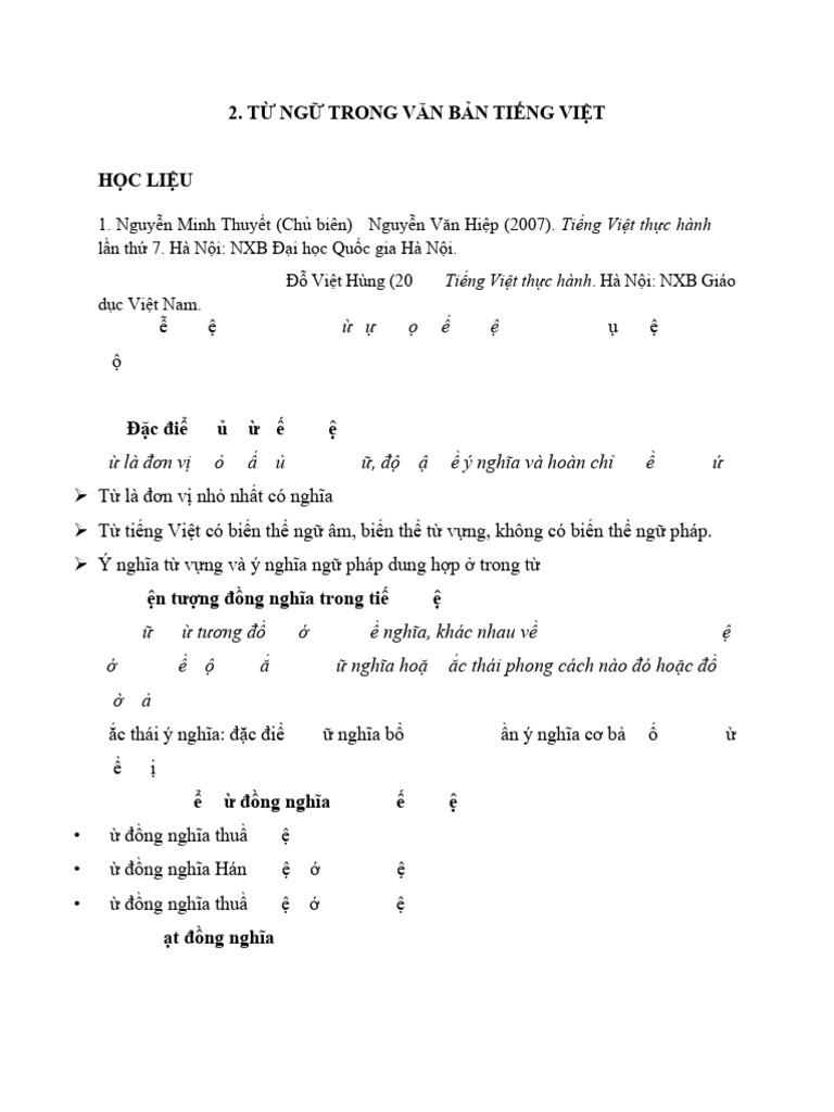 2 - TVTHC - Tu Ngu Trong VBTV | PDF