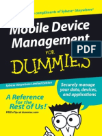 Mobile Device Management for Dummies