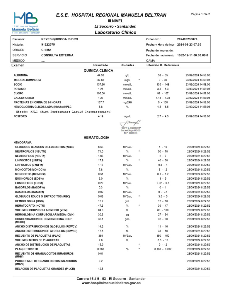 Examen de Isidro Reyes | PDF