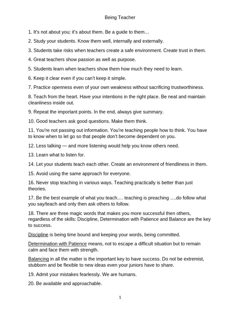 Being Teacher | PDF | Teachers | Wellness
