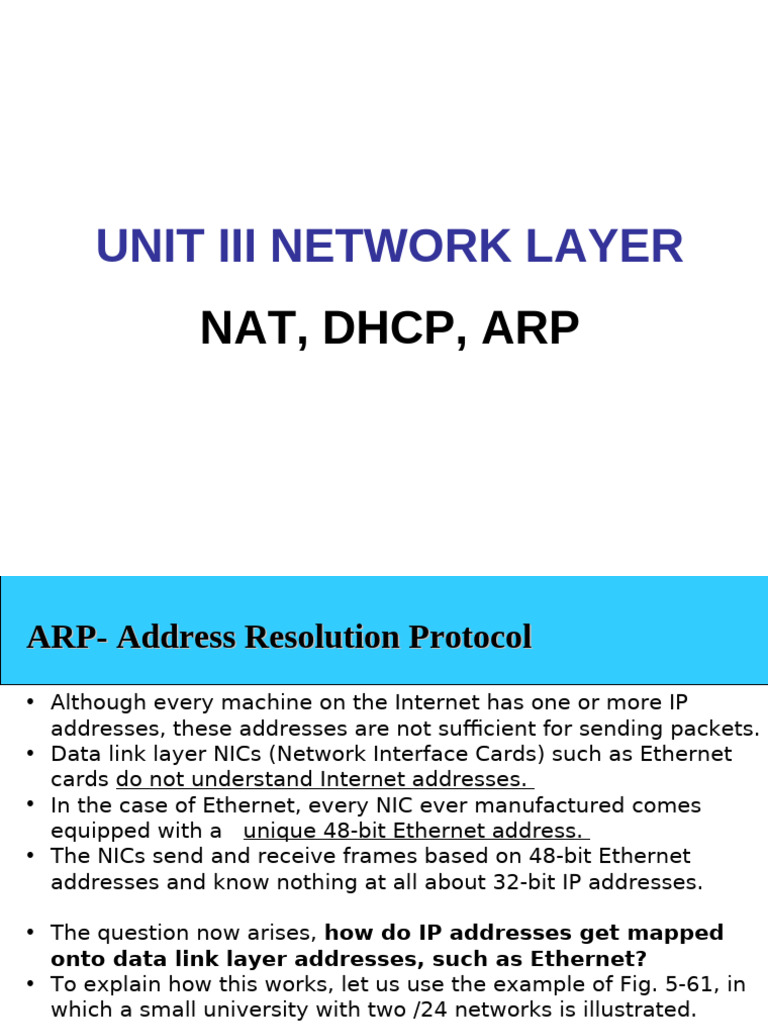 CN Unit III Part Vi 1 | PDF