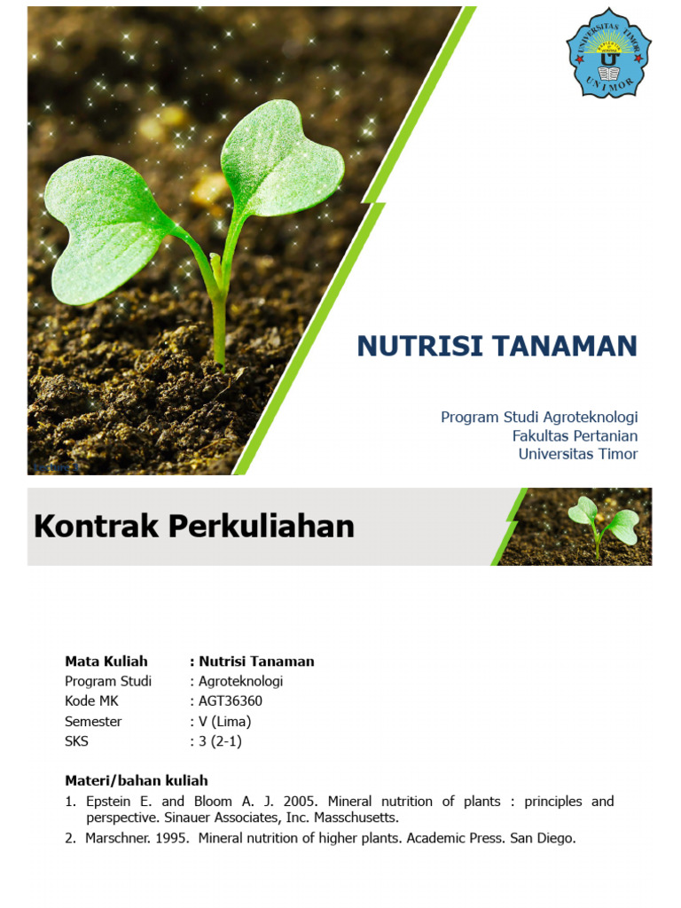 1 Dan 2 Sejarah Dan Konsep Nutrisi Tanaman Pdf