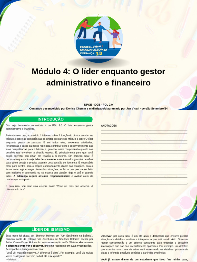 PDL 2.0 - Módulo 4 - Apostila | PDF