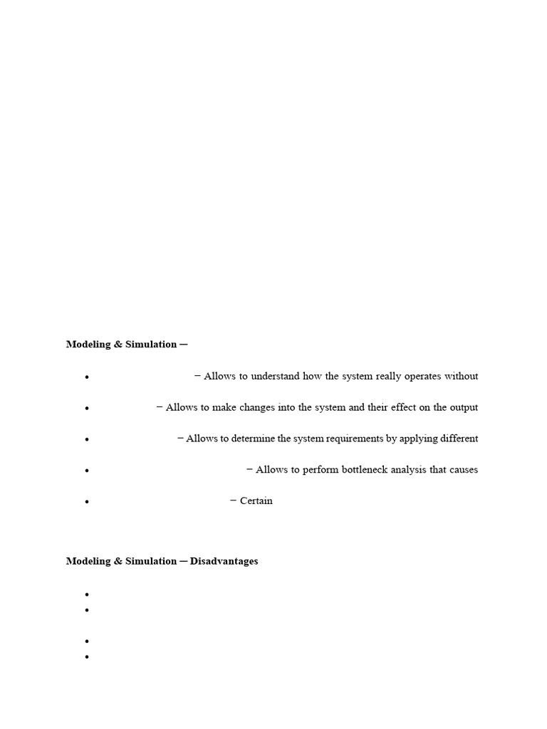 Simulation and modelling complete pdf
