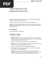 Airport Extreme Card: Replacement Instructions