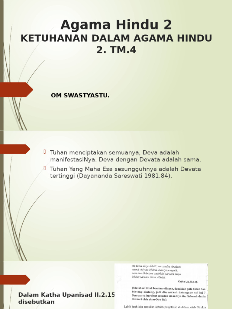 Ketuhanan Dalam Agama Hindu Pdf