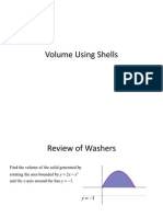 Volume Using Shells