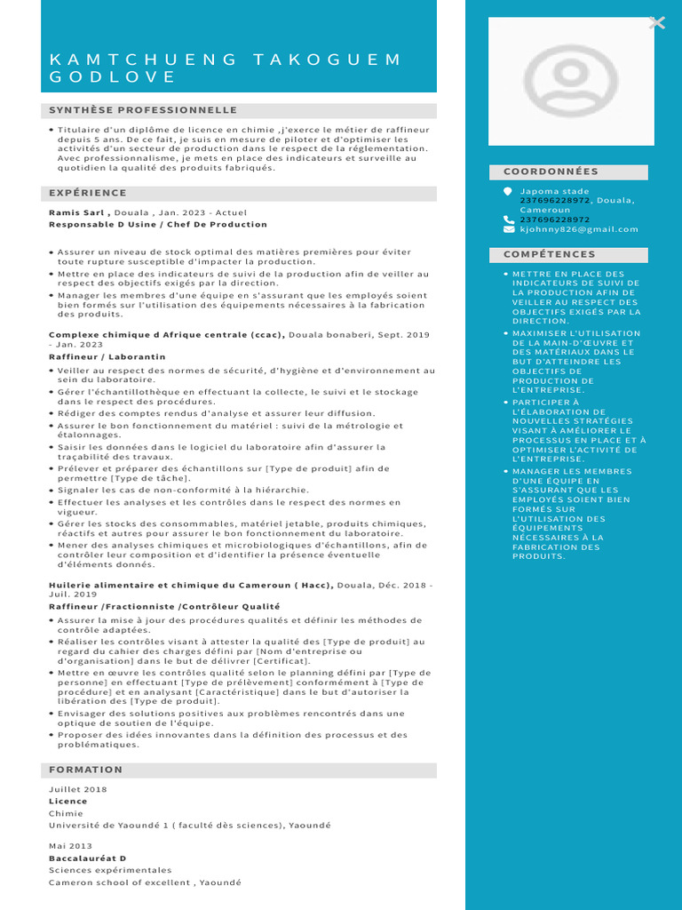 Finaliser AideCV | PDF