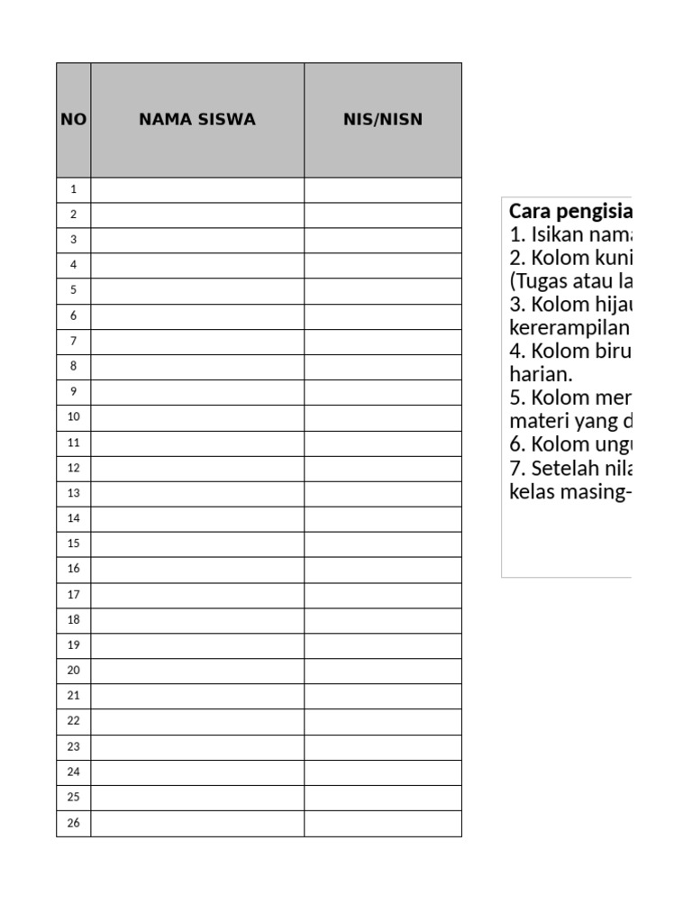 mapel PKN 2A | PDF