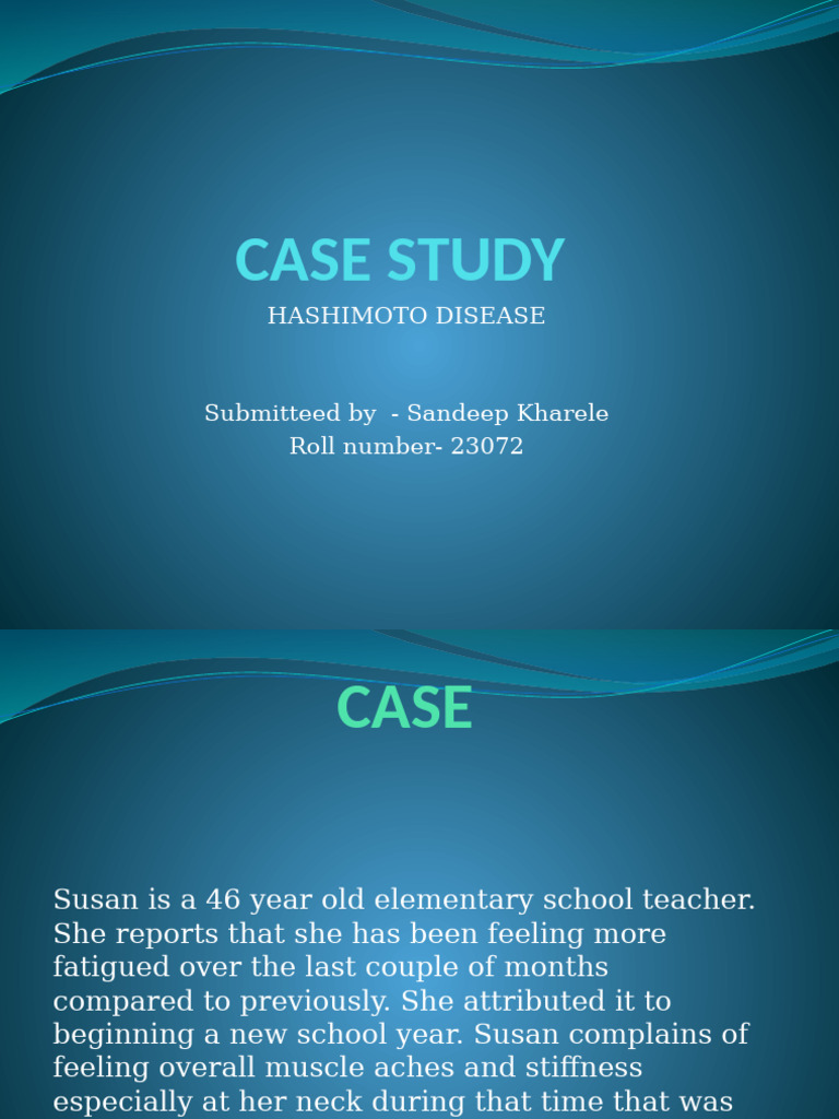 Hashimoto Disease A Case Study Pdf