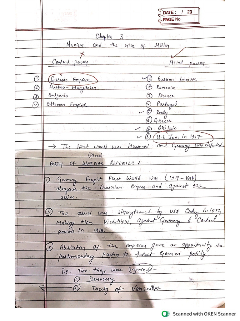 History - Chapter 3 Notes | PDF