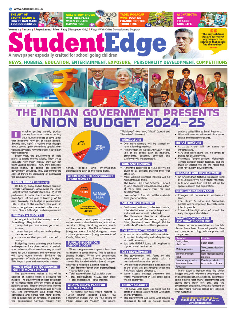 Student Edge August 2024 Digital | PDF