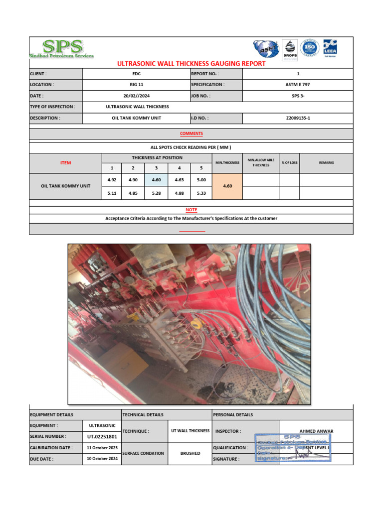 Oil Tank Kommy Unit | PDF | Tanks
