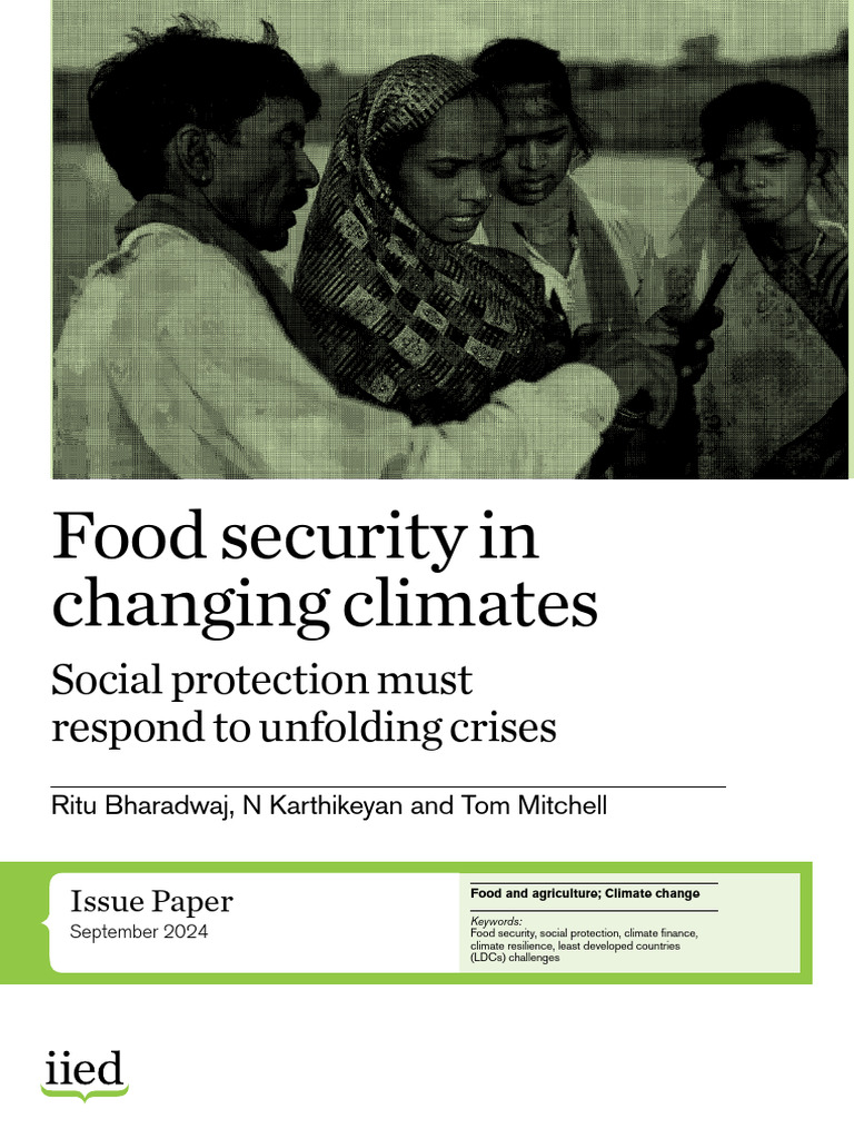 Food Security and Climate Resilience Strategies | PDF | Food Security ...