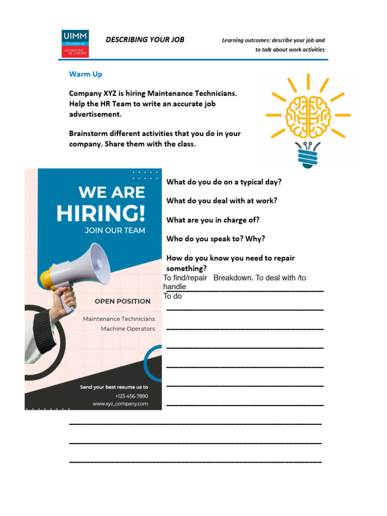 Job Description | PDF