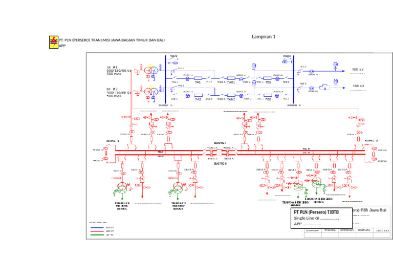 Lampiran 1 - Draft SLD Transmisi | PDF