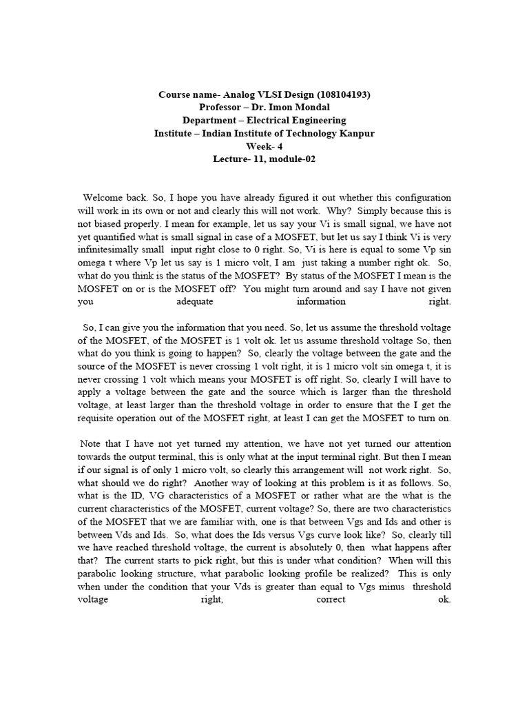 Lec 17 | PDF
