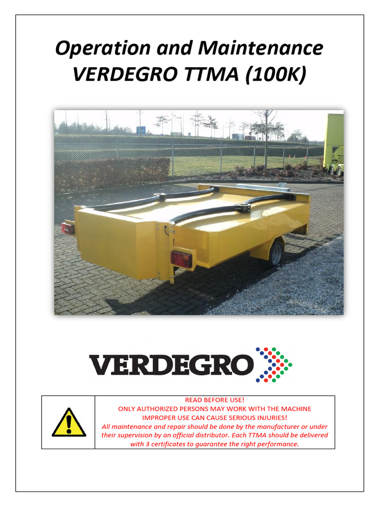 Verdegro Ttma Us 100k Manual Ttma | PDF