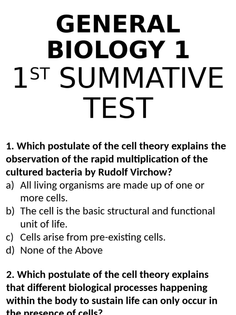 1st Summative Test Pdf