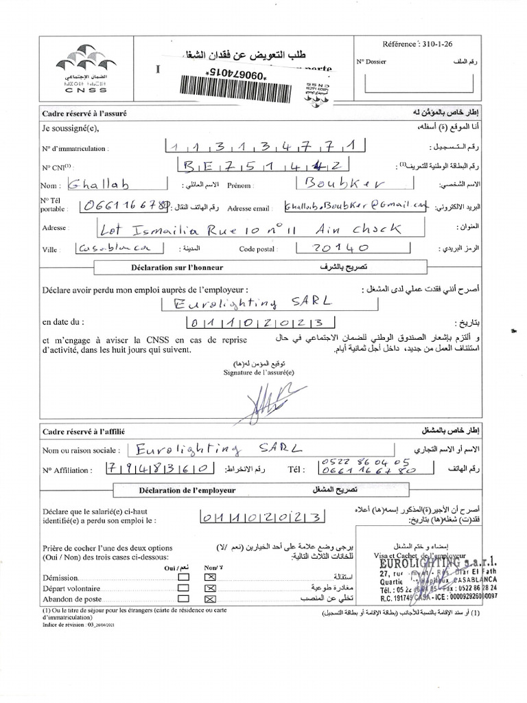 CNSS | PDF