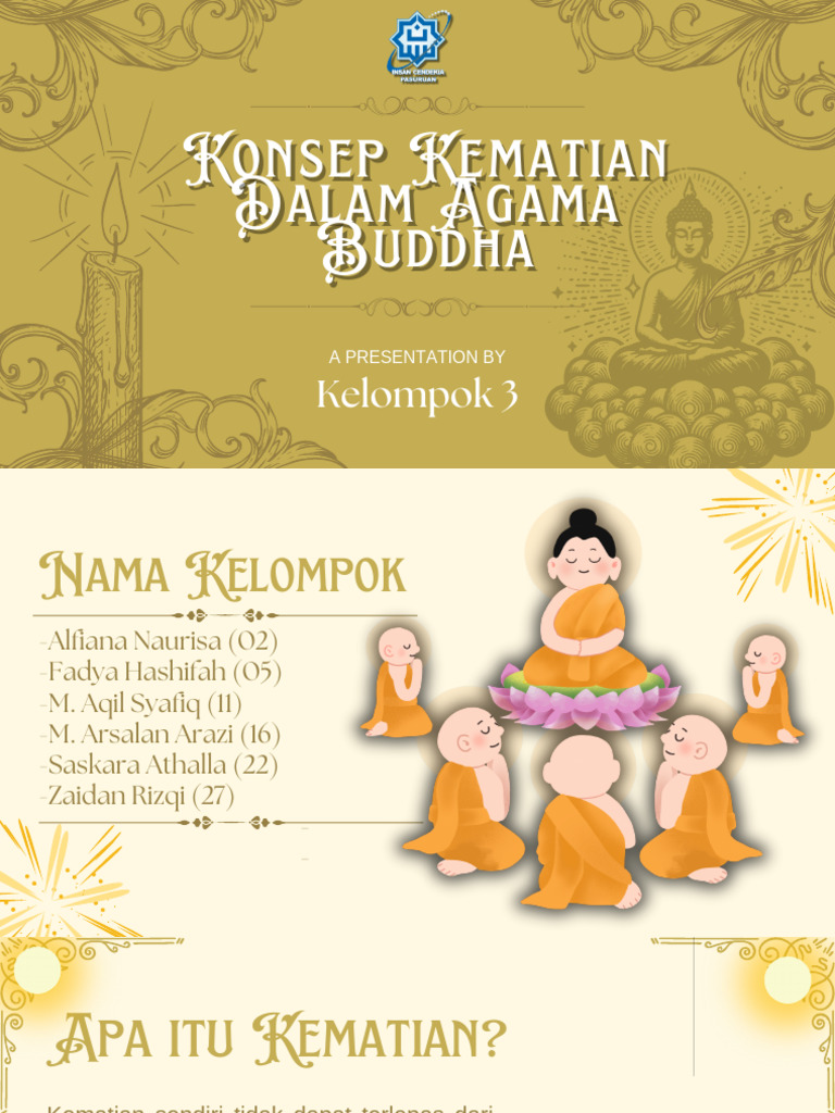 Kelompok 3 - Konsep Kematian Dalam Agama Buddha, Arsa, Aqil, Alfiana