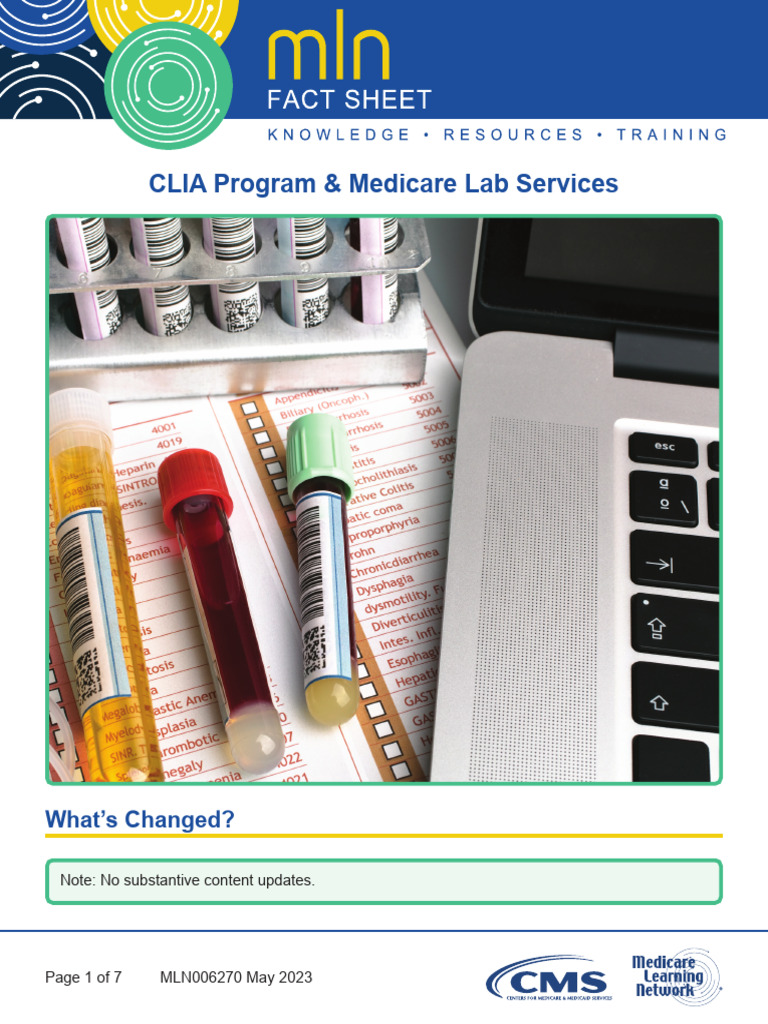 CLIA Program: Certification & Testing Guidelines | PDF