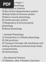 MBBS 1st Year Physiology Notes | PDF