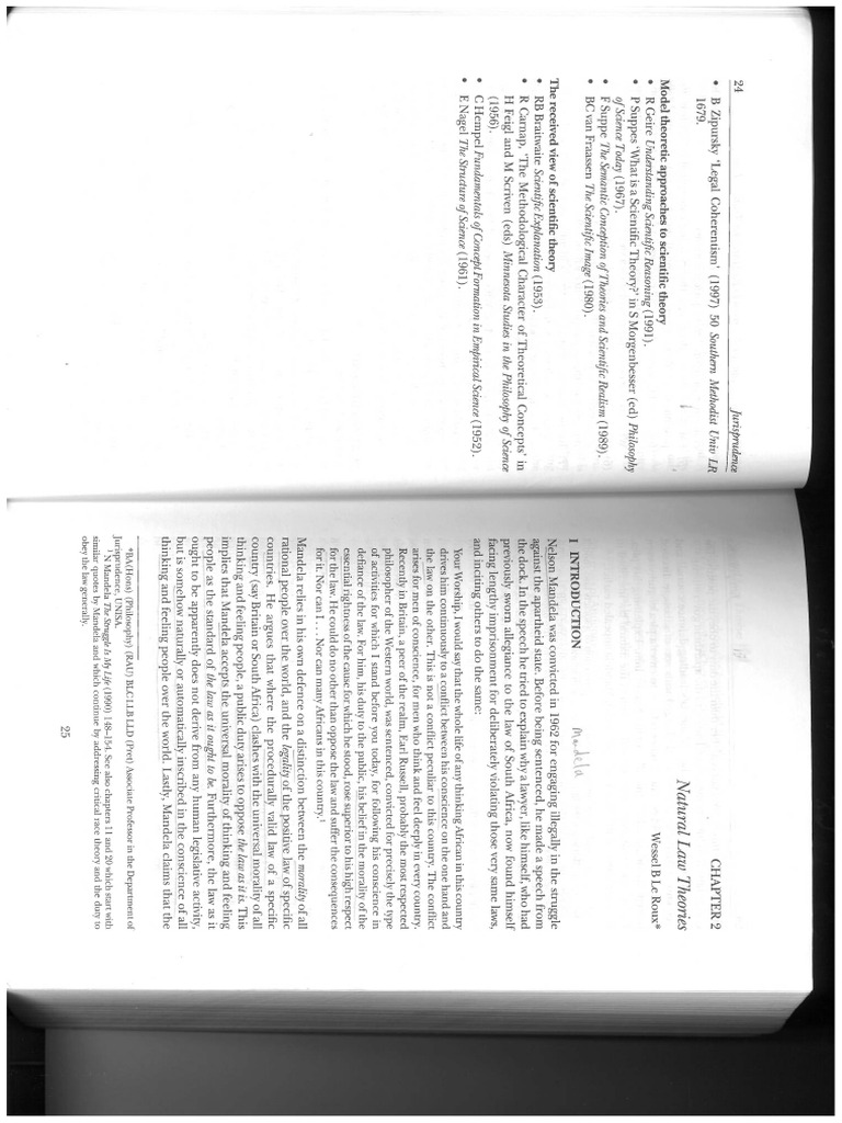 Le Roux Natural Law Theories | PDF