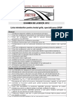 2012 CFDP Examen de Licenta