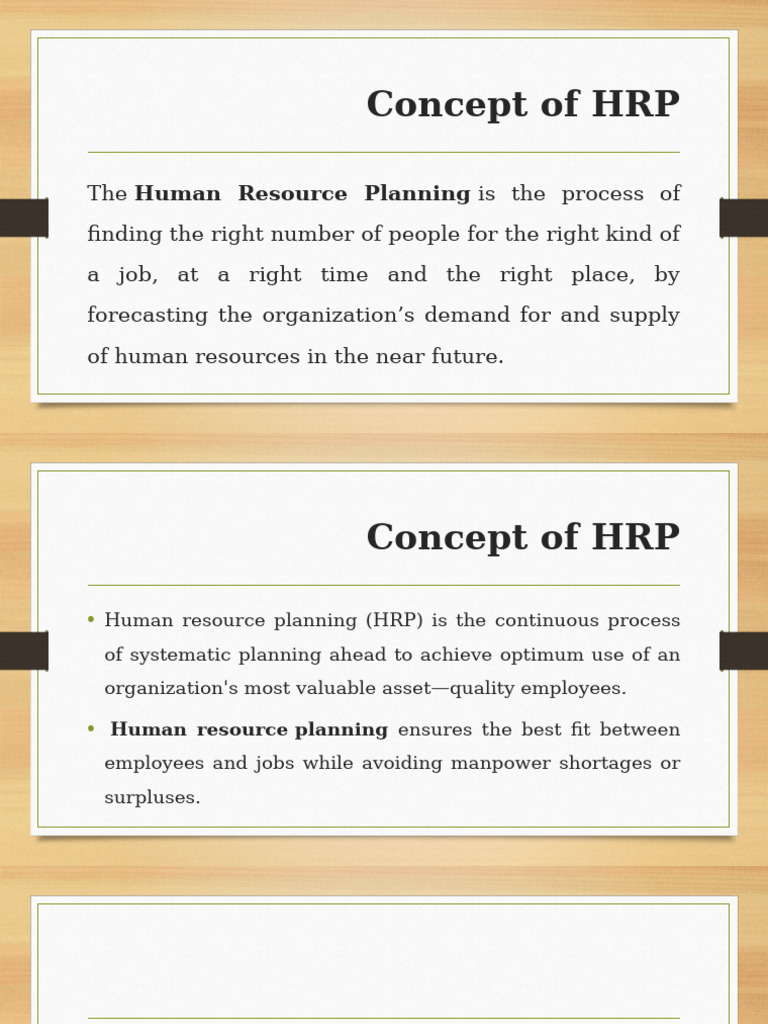 Human Resource Planning Explained | PDF | Human Resources | Human ...