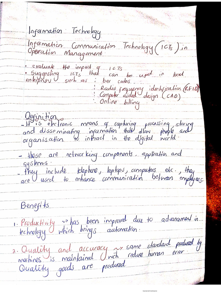 ICT Notes F4 | PDF