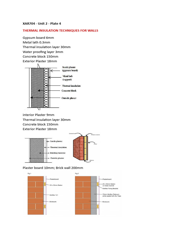 Thermal Insulation Techniques-1 | PDF