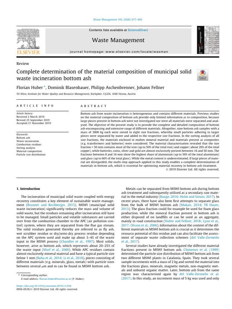 Waste Management | PDF