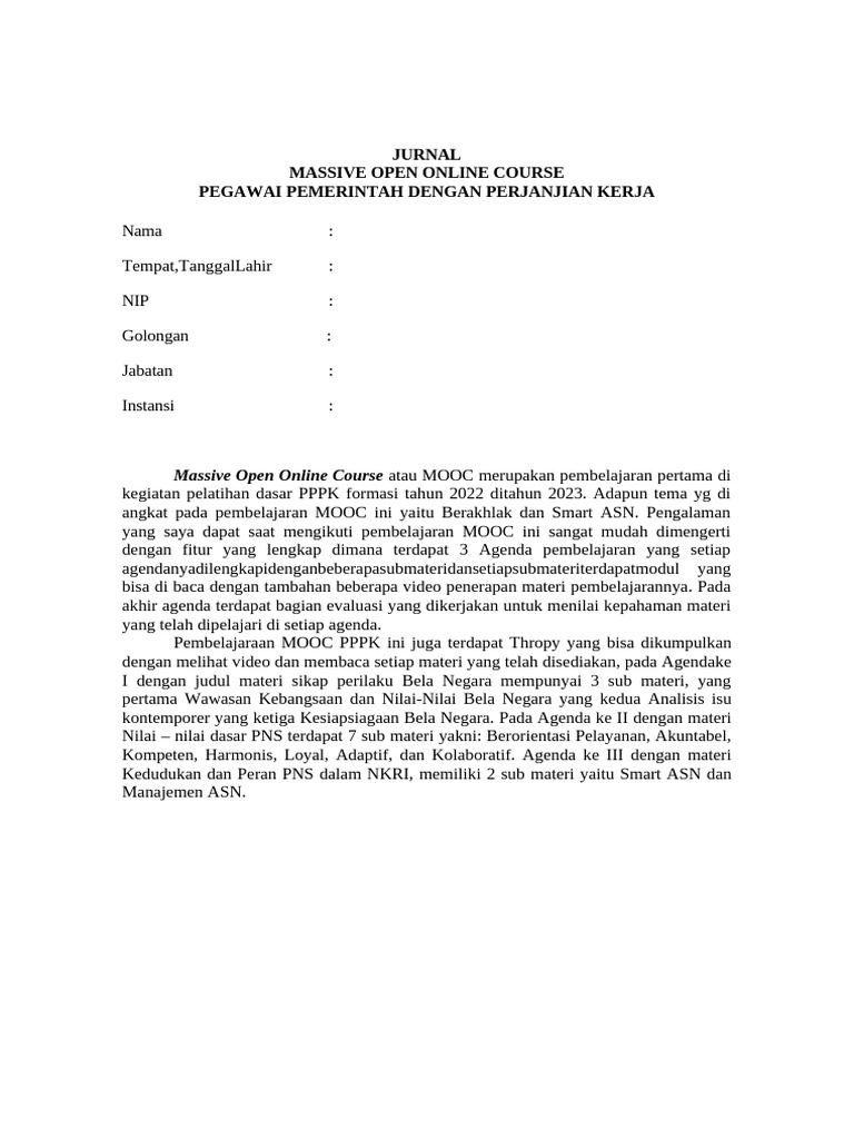 Jurnal Mooc 2023 | PDF | Indonesia