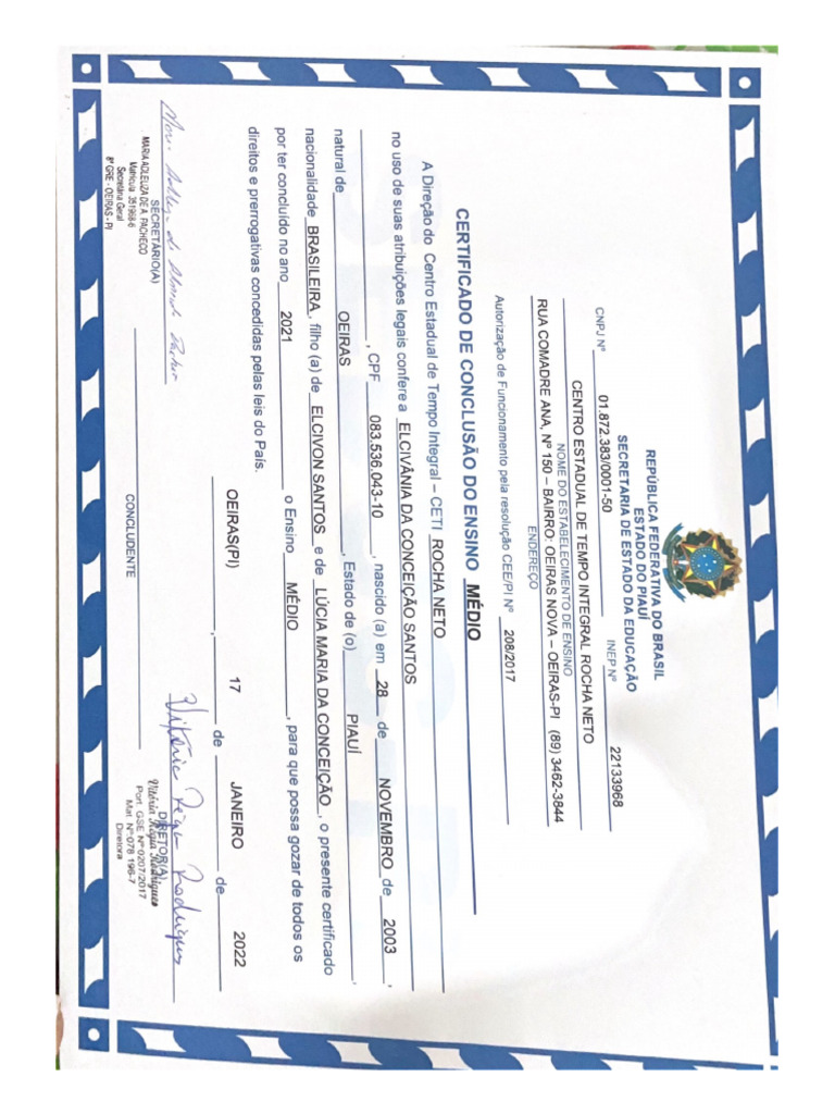 Certifica Do | PDF