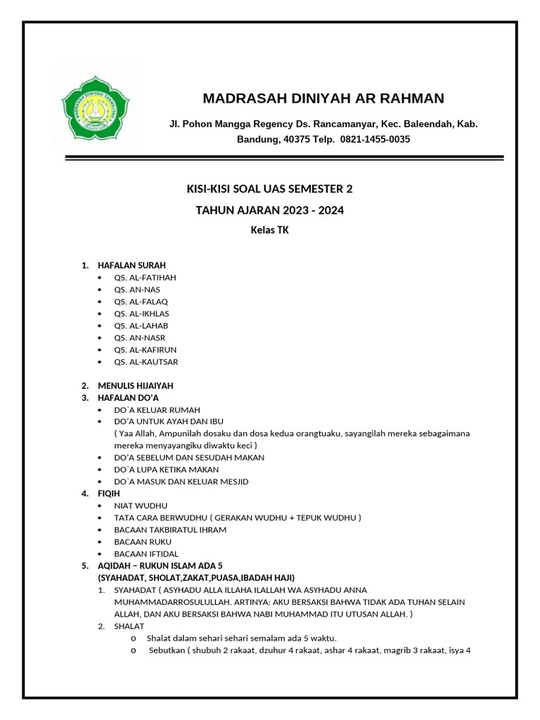 Kisi MDT 2 | PDF