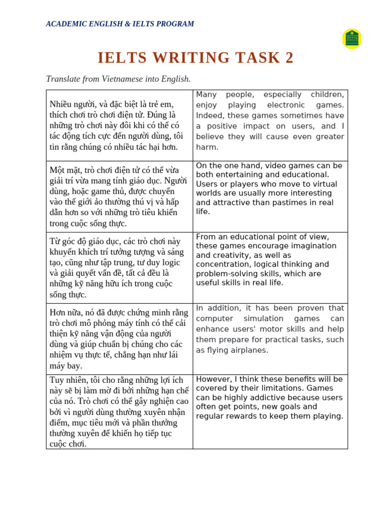 8.7 - Ielts Program | PDF