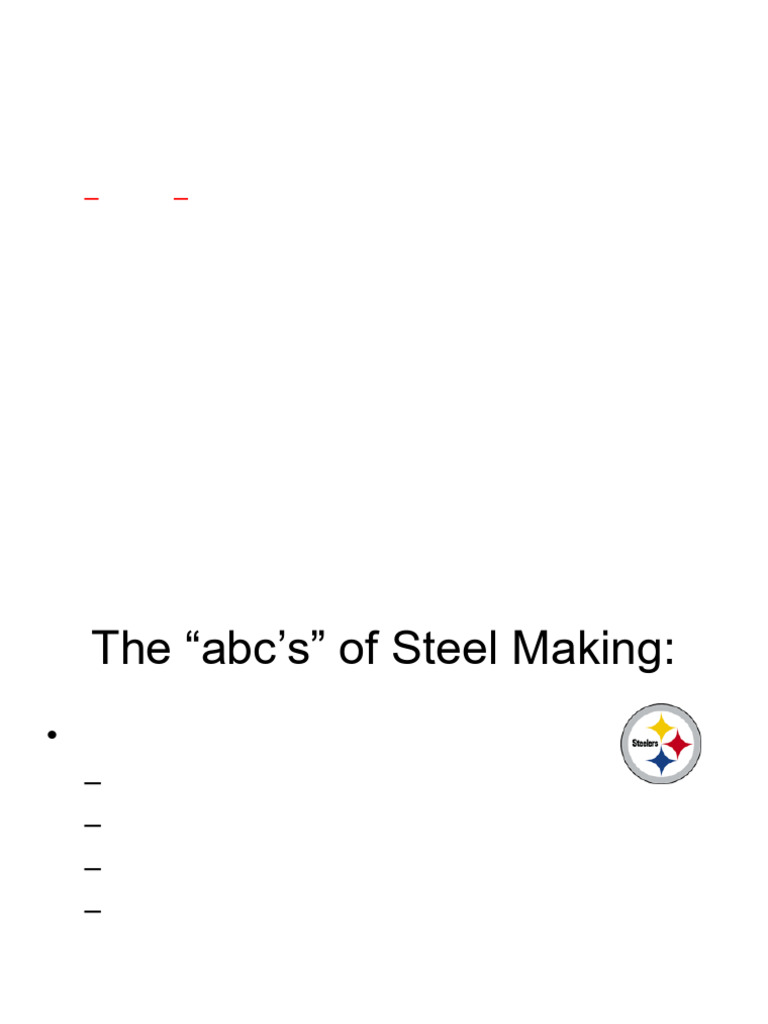 Steel making pdf
