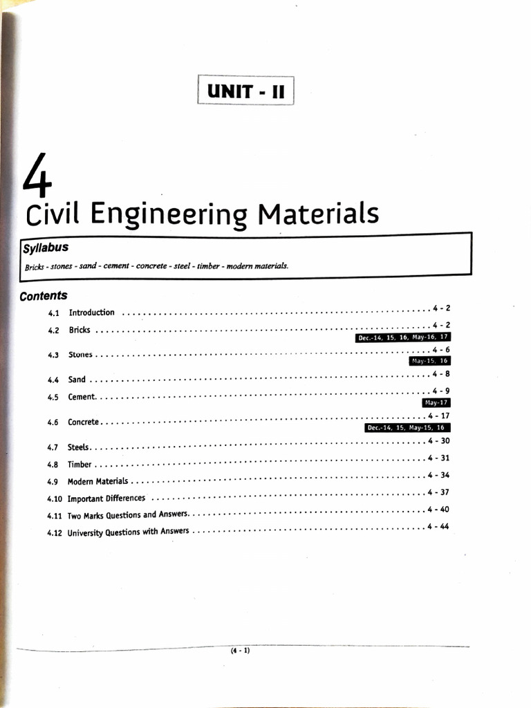 Basic Civil (Unit-2.2) Notes | PDF