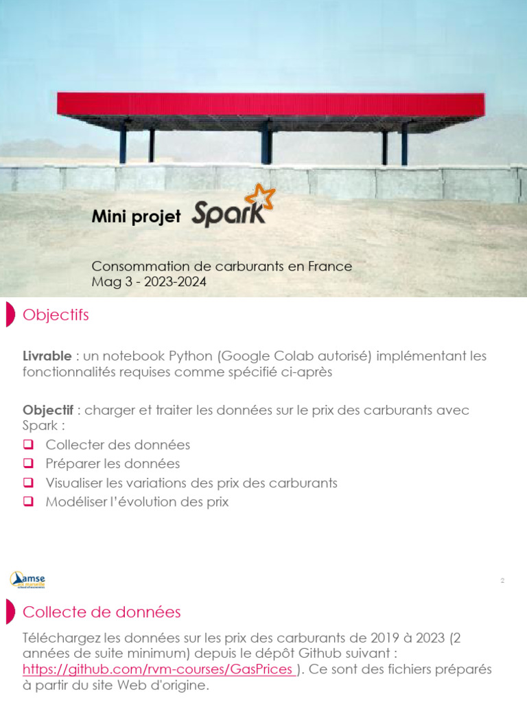 Mag 3 - Projet Big Data - Pyspark - 2023-2024 | PDF