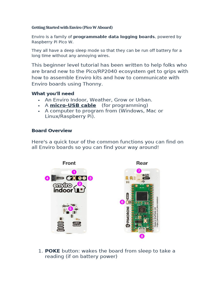 Proyectos con Raspberry Pi 4: Enviro Guide | PDF | Informática ...