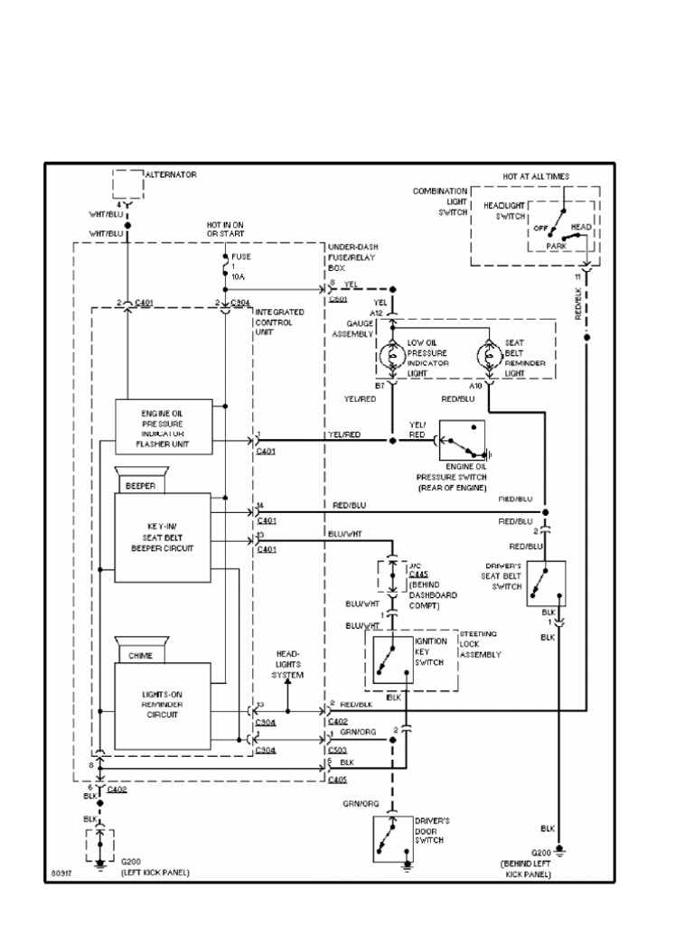 System Wiring Diagrams Warning System Circuits PDF