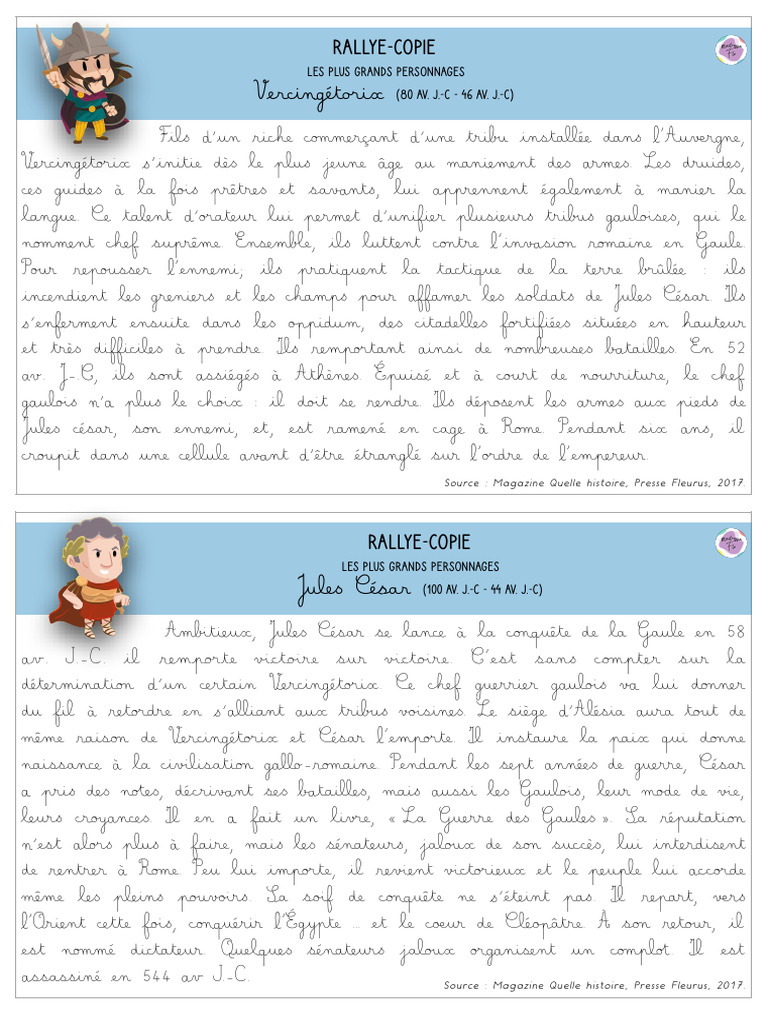 RALLYE COPIE - Quelle Histoire | PDF