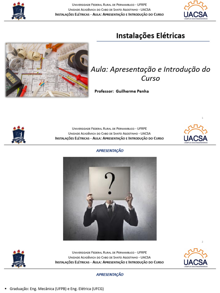 Aula 00 - Apresentao e Introduo Do Curso | PDF