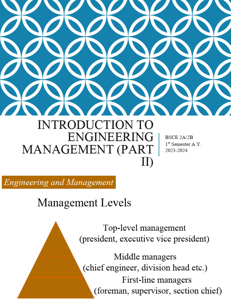 Part II-Introduction-to-Engineering-Management-2 | PDF