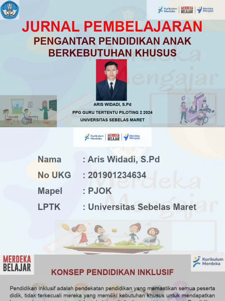 Jurnal Pembelajaran Pengantar Pendidikan Anak Berkebutuhan Khusus | PDF