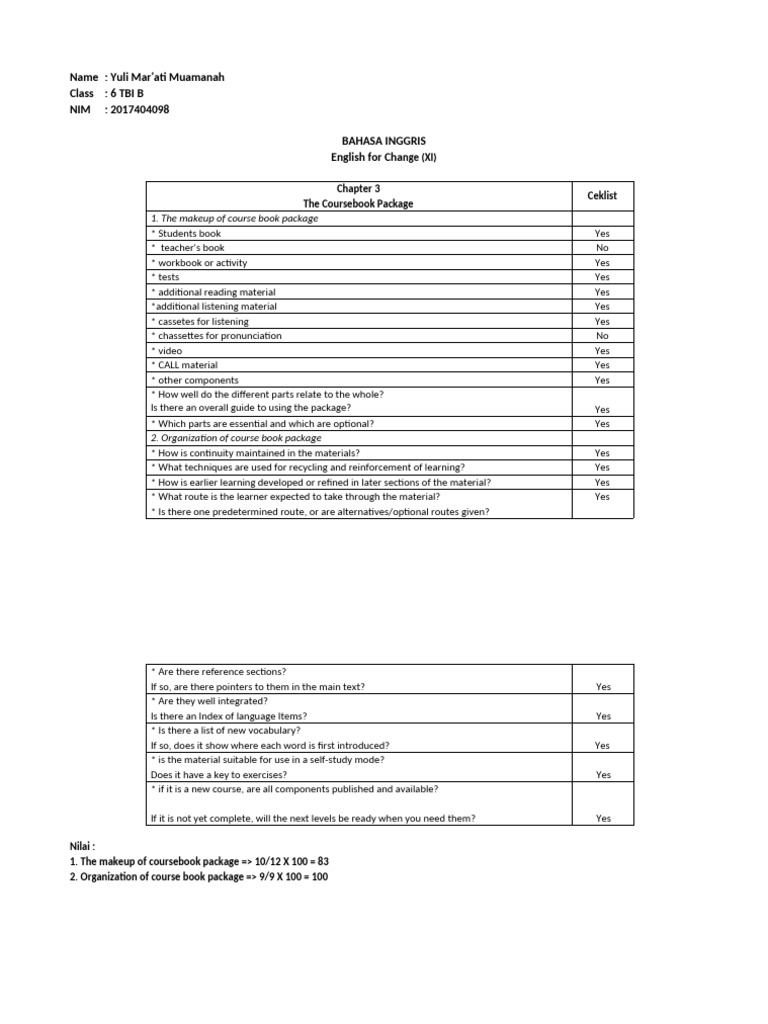 Texbook Analysis Pdf