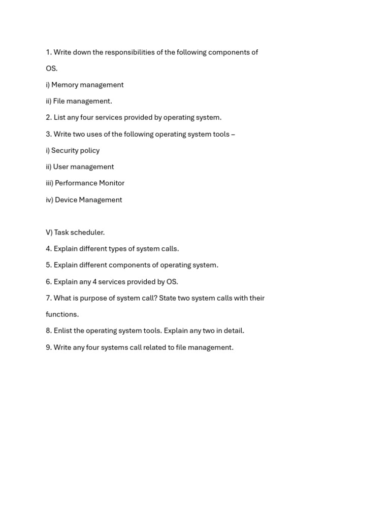 OSY 2 Assignment | PDF